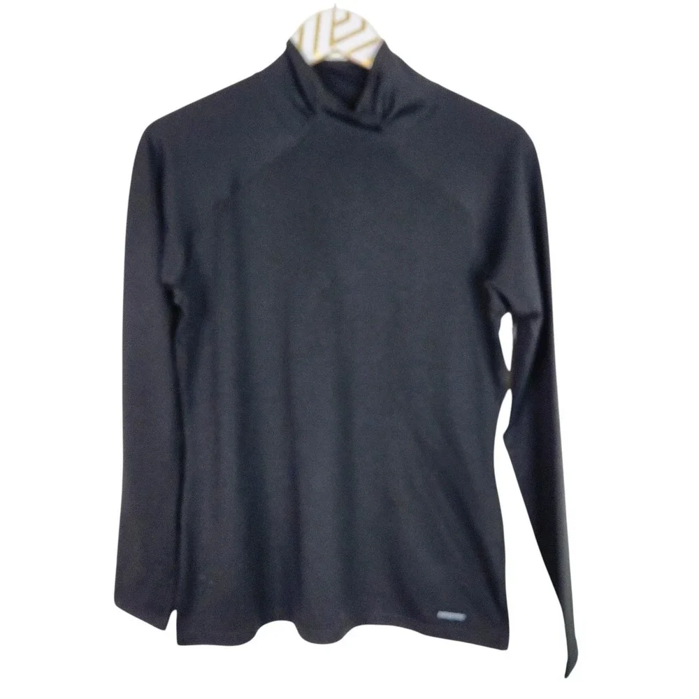 PATAGONIA Capilene 3 Midweight Shirt Mens Medium Black ock Neck Base Layer